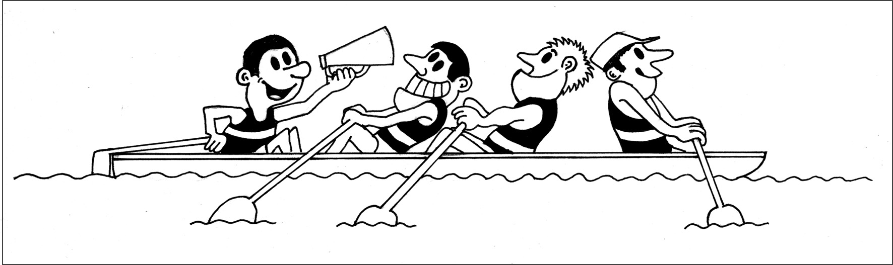 The Boat Race Cartoon